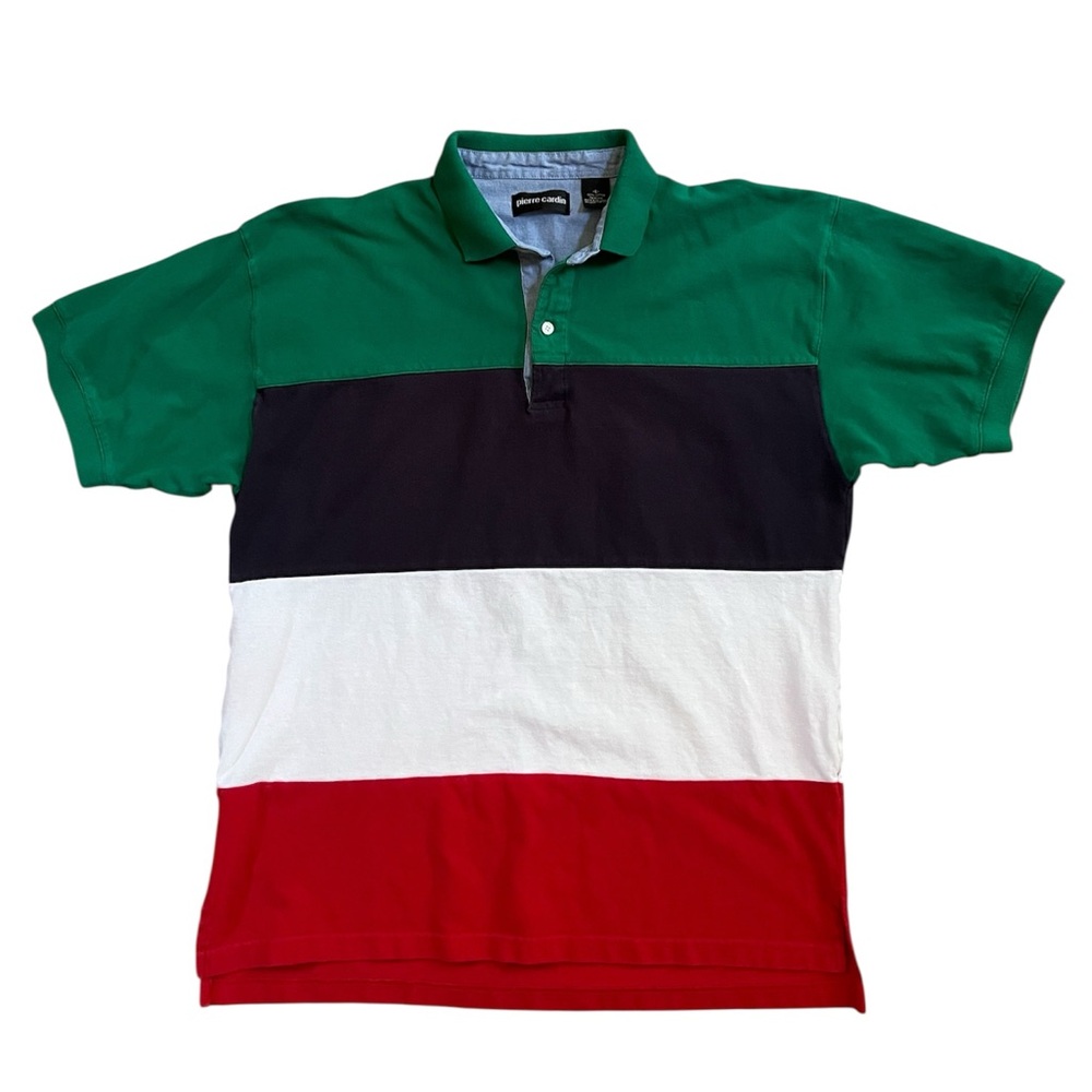 Pierre Cardin Men Large Colorblock Polo Shirt
100% cotton